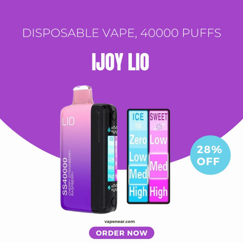 Discount code for iJOY Lio SS40000 Disposable 28% discount at vapenear