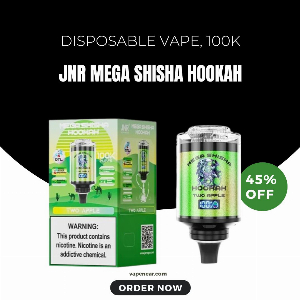 Discount code for JNR Mega Shisha Hookah 100K Disposable-45% discount at vapenear