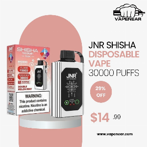 Discount code for JNR Shisha Hookah Box SH30000 Disposable Vape 29% discount at vapenear