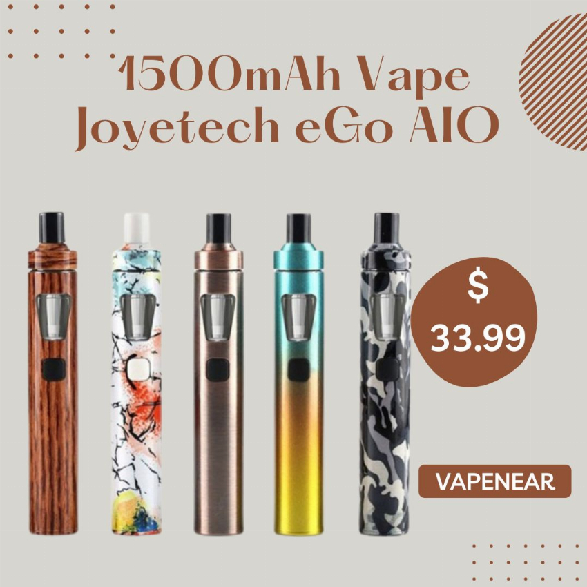 Discount code for JOYETECH AIO NEW COLOR 33 99 at vapenear
