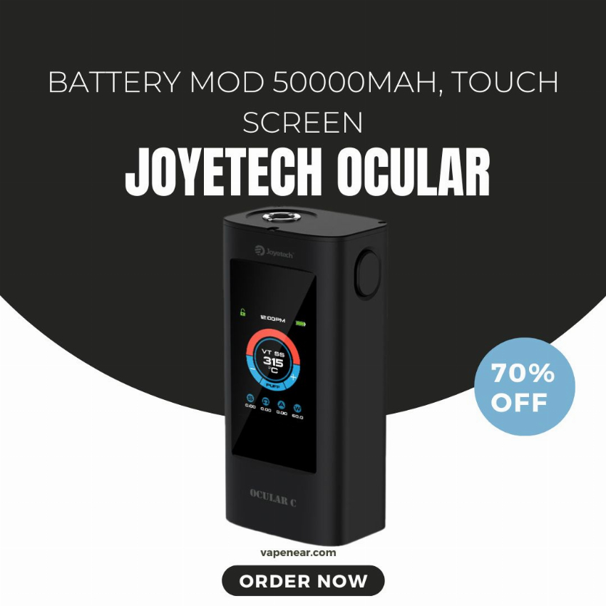 Discount code for Joyetech OCULAR Battery Mod 70% discount at vapenear