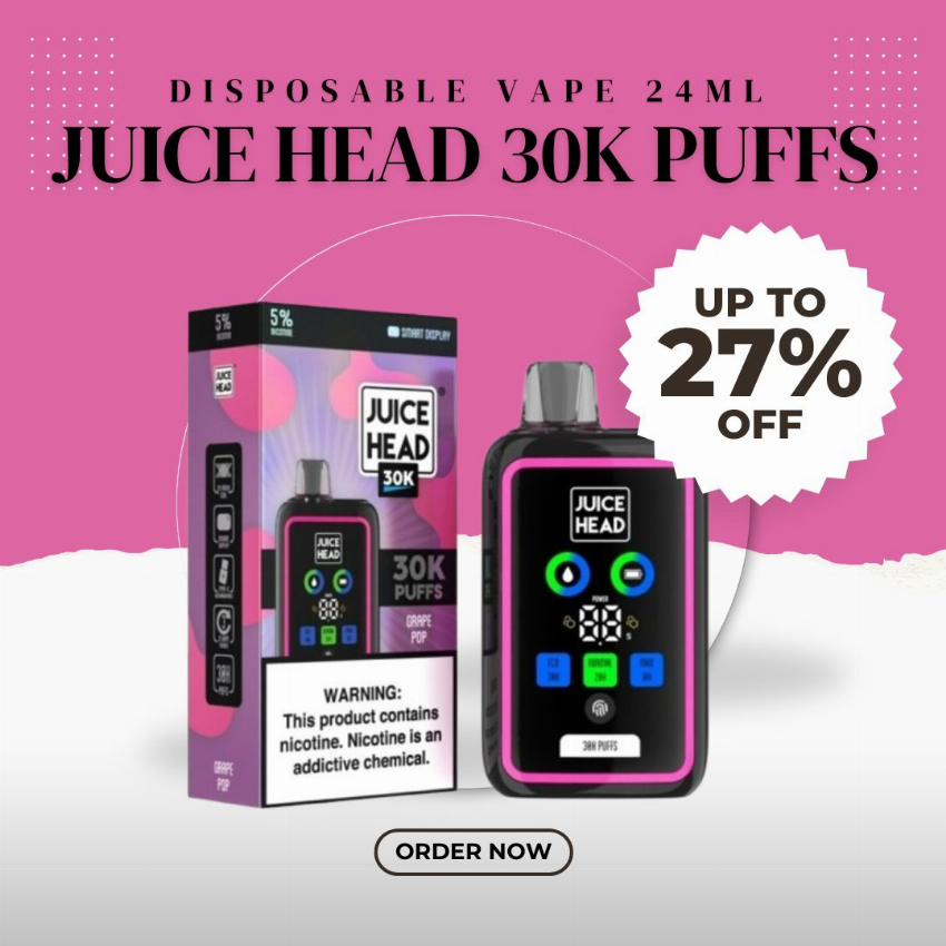 Discount code for Juice Head 30000 Puffs Disposable 27% discount at vapenear