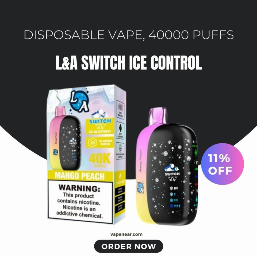 Discount code for L A Switch 40K Ice Control Disposable-11% discount at vapenear