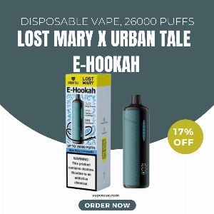 Discount code for Lost Mary X Urban Tale E-hookah 26000 Disposable Vape 17% discount at vapenear