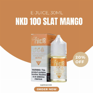 Discount code for NKD 100 Salt Mango E-juice 30ml 20% discount at vapenear
