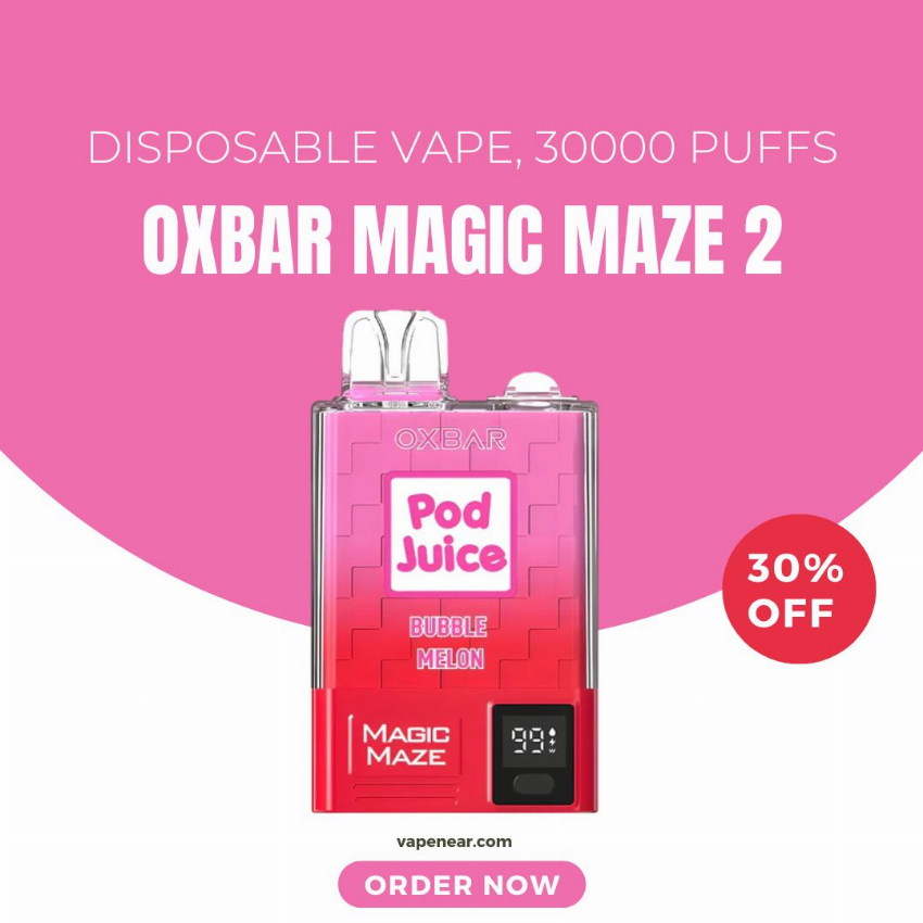 Discount code for OXBAR Magic Maze 2 Pod Juice 30K 30% discount at vapenear