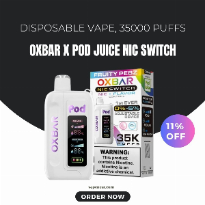 Discount code for OXBAR X Pod Juice Nic Switch 35K Disposable Vape 11% discount at vapenear