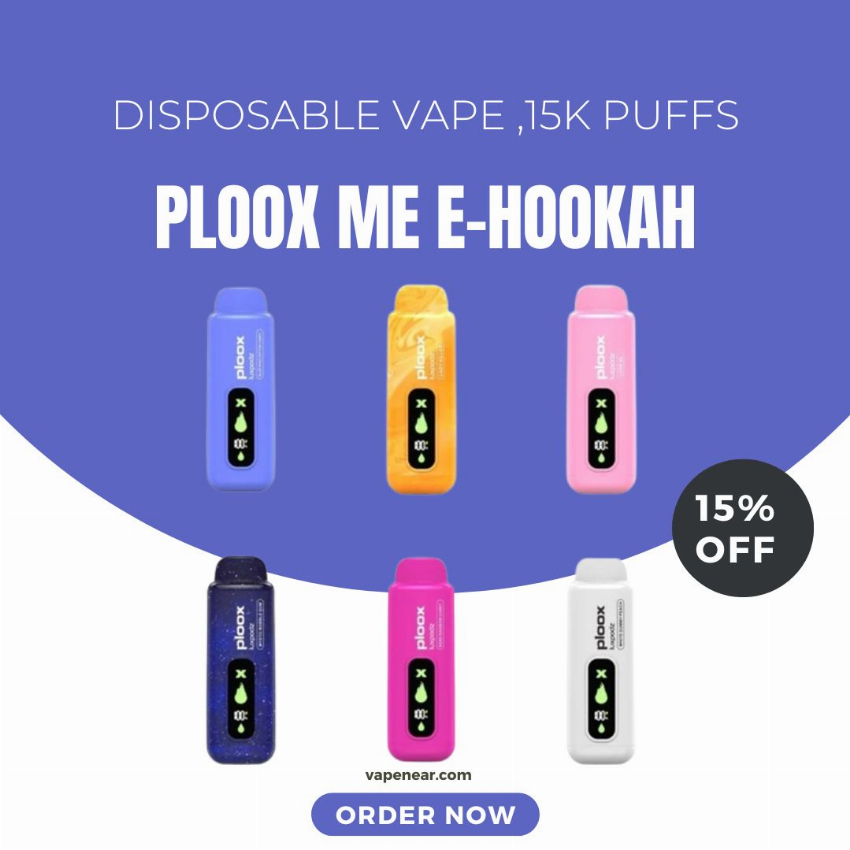 Discount code for Ploox Me X 15000 Disposable E-hookah-15% discount at vapenear