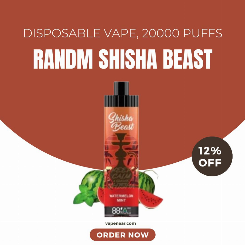 Discount code for RandM Shisha Beast 20K Disposable Vape 12% discount at vapenear