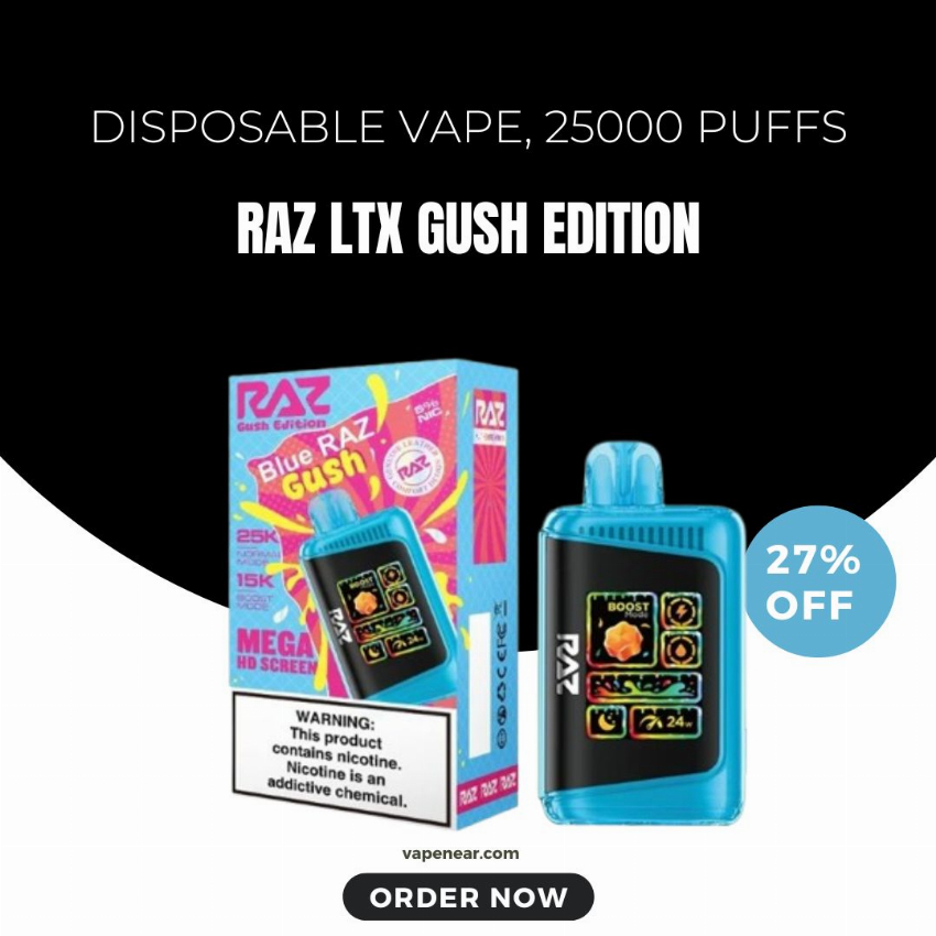 Discount code for RAZ LTX 25K Gush Edition Disposable-27% discount at vapenear