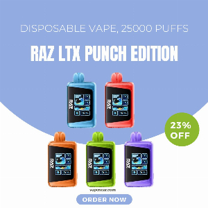 Discount code for RAZ LTX 25K Punch Edition Disposable Vape 23% discount at vapenear