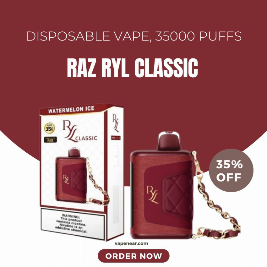 Discount code for RAZ RYL Classic 35K Disposable 35% discount at vapenear