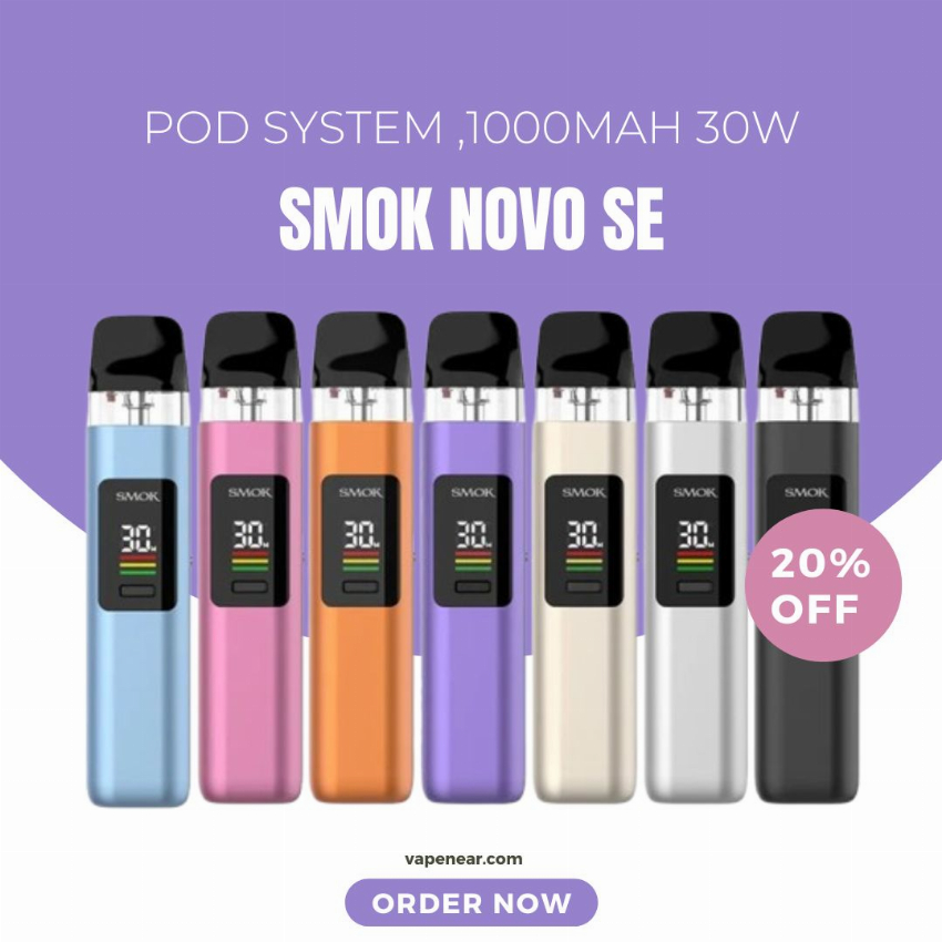 Discount code for SMOK VO is under system Kit -20% Discount at vapenear