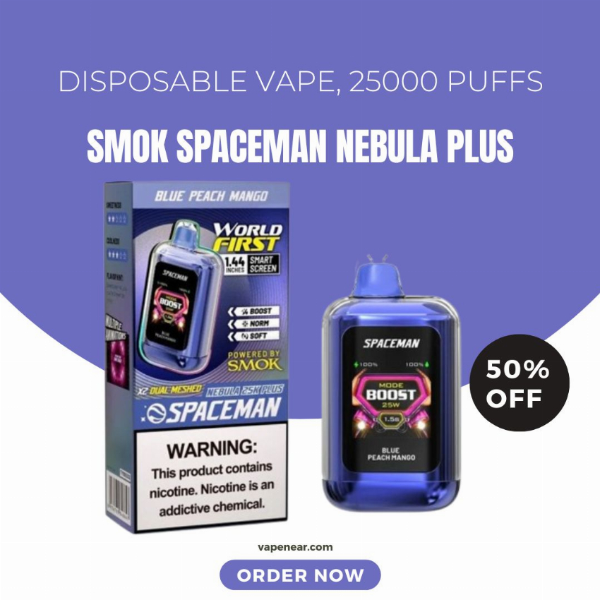 Discount code for Smok Spaceman Nebula 25K 50% discount at vapenear