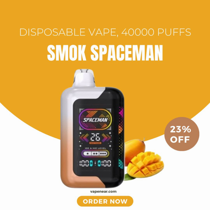 Discount code for SMOK Spaceman SP40000 Disposable Vape 23% discount at vapenear