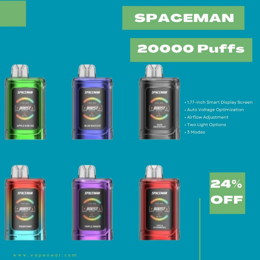 Discount code for Spaceman Prism 20K Disposable 24% discount at vapenear
