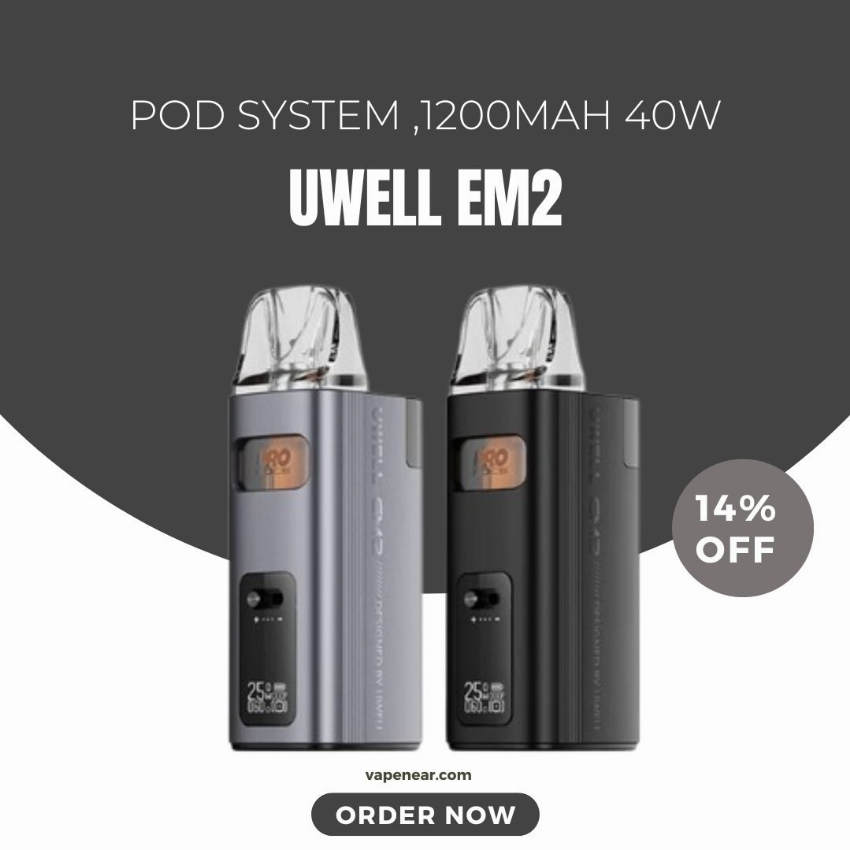 Discount code for Uwell EM2 Pod System Kit-14% discount at vapenear