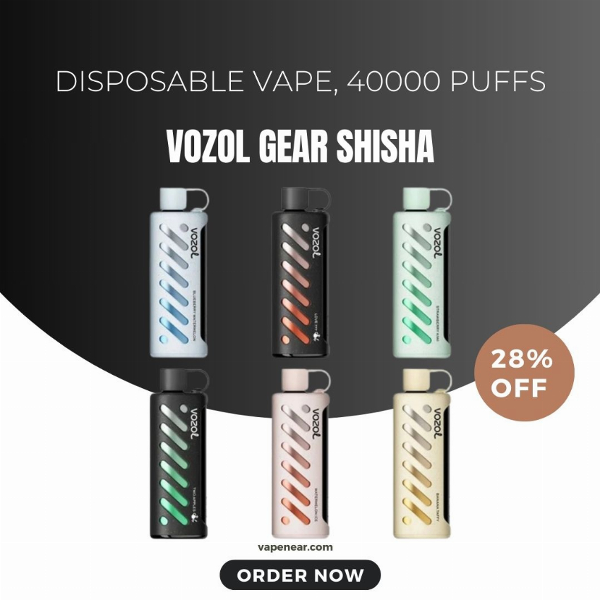 Discount code for VOZOL Gear Shisha 40000 Disposable Vape 28% discount at vapenear
