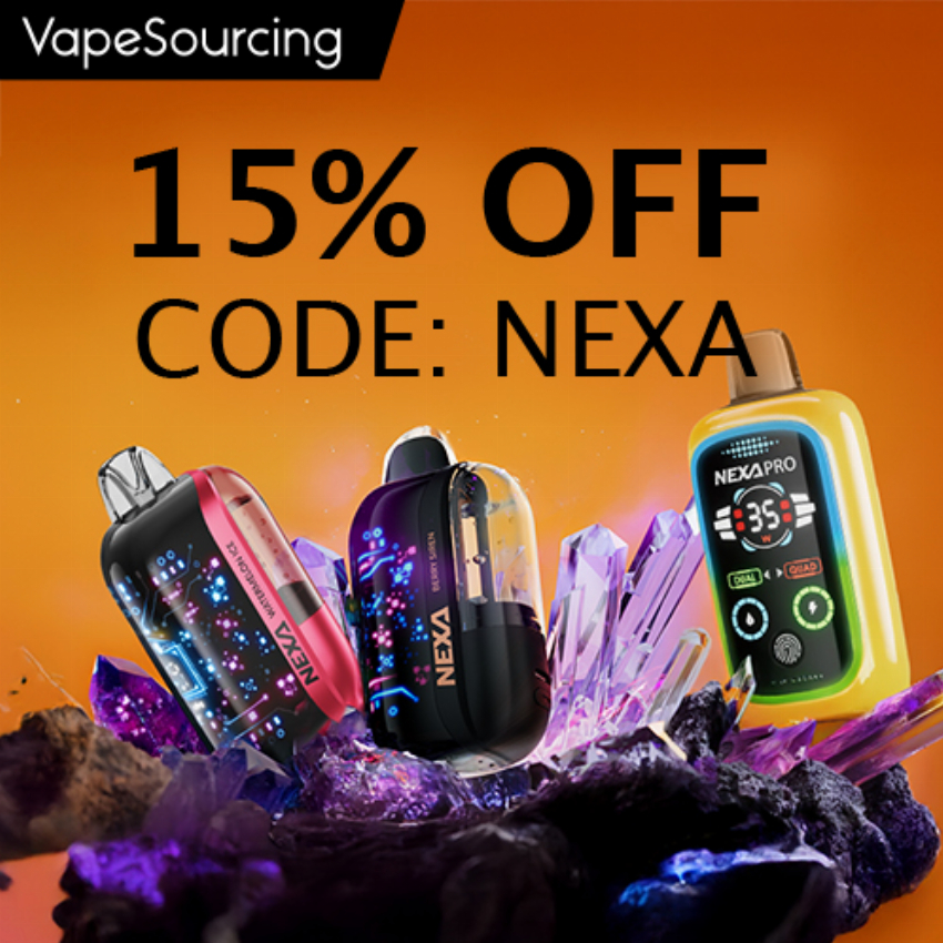 Discount code for 15% discount for Brand Vape at Vapesourcing Electronics Co Ltd