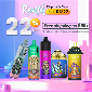Discount code for 22% discount for all R and M disposable kits at Vapesourcing Electronics Co Ltd