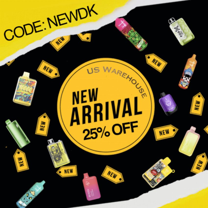 Discount code for 25% discount for New Arrival Disposable Kits at Vapesourcing Electronics Co Ltd