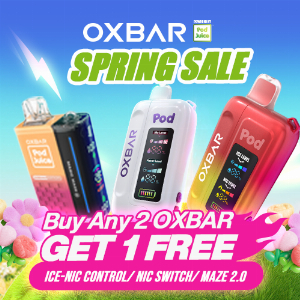 Discount code for Buy 2 Get 3 OXbar MAZE 2 ICE-NIC NIC SWITCH Vape at Vapesourcing Electronics Co Ltd