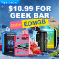 Discount code for 10 99 for Geek Bar Vape at Vapesourcing Electronics Co Ltd