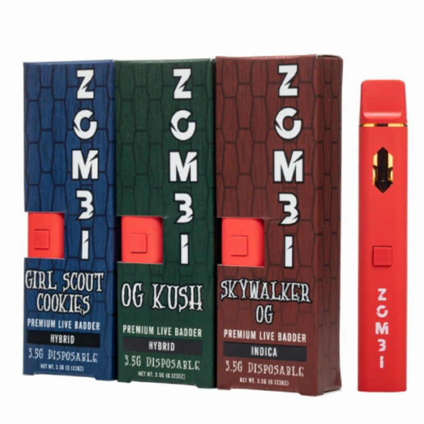 Discount code for 13 99 for Zombi Live Badder Disposable Vape Kit 3 5G at Vapesourcing Electronics Co Ltd