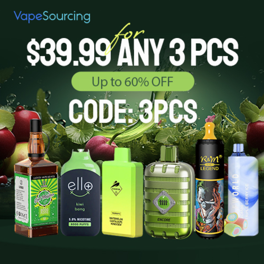 Discount code for 39 99 for Any Disposable Kit at Vapesourcing Electronics Co Ltd