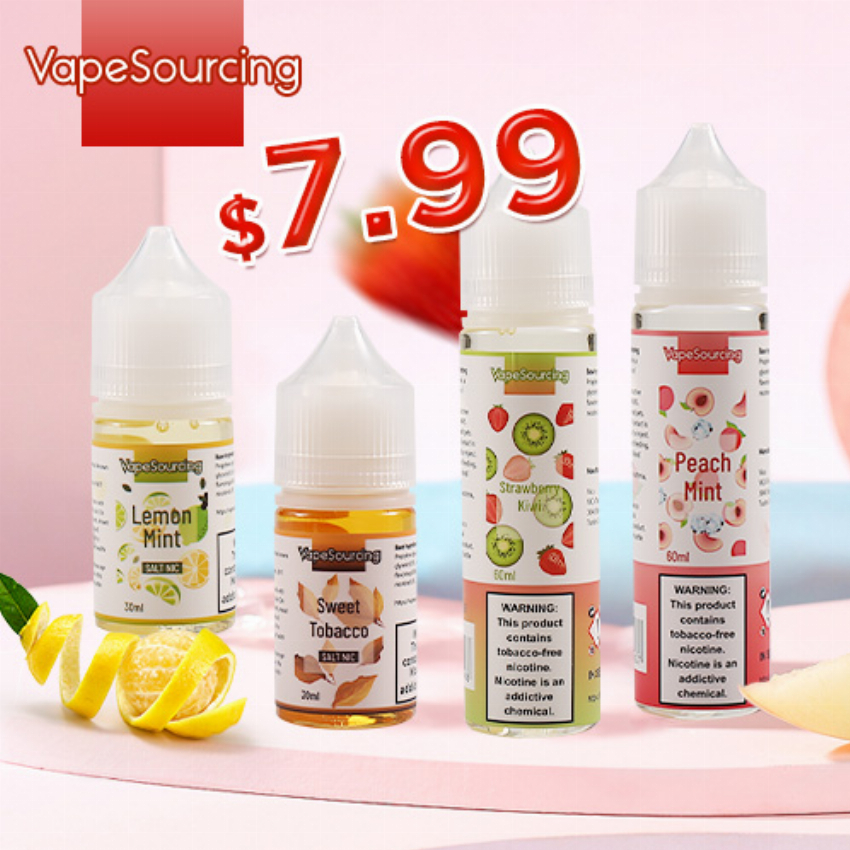 Discount code for 7 99 for Vapesourcing Brand Whole Flavor E-juice at Shenzhen Vapesourcing Electronics Co Ltd