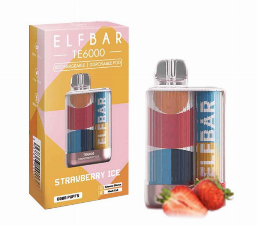 Discount code for 9 99 Strawberry lce Elf Bar TE6000 Disposable Vape Kit at Vapesourcing Electronics Co Ltd