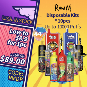 Discount code for R M Disposable 10pcs Low to 89 at Vapesourcing Electronics Co Ltd