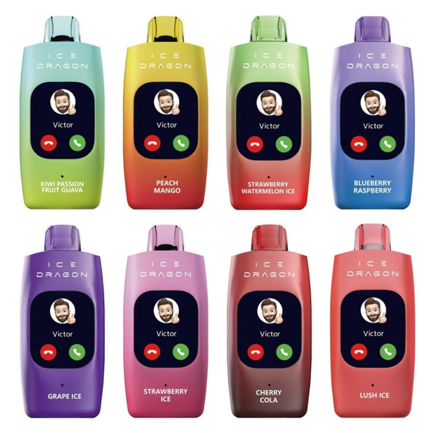 Discount code for 13% discount Ice Dragon 40K Smart Phone Disposable Vape 5pcs pack only 77 99 at VapeSourcing uk