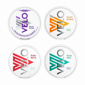 Discount code for 19% discount for Velo Slim Nicotine Pouches 20 pouches box only 5 66 at VapeSourcing uk