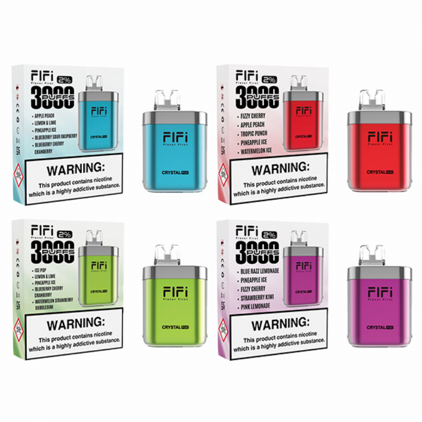 Discount code for 20% discount for FLFI Crystal 5 in 1 Disposable Vape 3000 Puffs at VapeSourcing uk