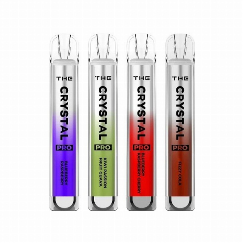 Discount code for 20% discount for The Crystal Pro Disposable Vape 600 Puffs at VapeSourcing uk