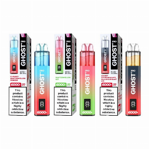 Discount code for 20% discount Ghost Pro 6000 Disposable Vape only 7 99 at VapeSourcing uk