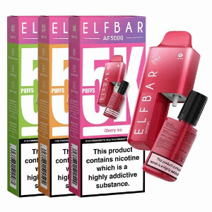 Discount code for 22% discount Elf Bar AF5000 Disposable Vape Kit 5000 Puffs only 6 99 at VapeSourcing uk