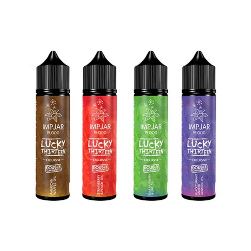 Discount code for 22% discount for Imp Jar x Lucky 13 Shortfill E-liquid at VapeSourcing uk