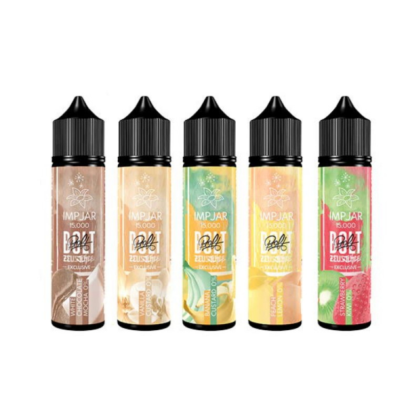 Discount code for 22% discount for Imp Jar x Zeus Bolt Shortfill E-liquid at VapeSourcing uk