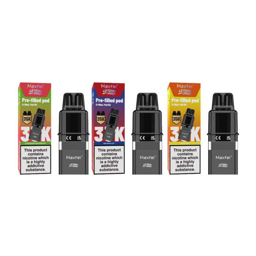Discount code for 22% discount Maxfel Ultra Pro Prefilled Pod 1pc pack only 4 66 at VapeSourcing uk