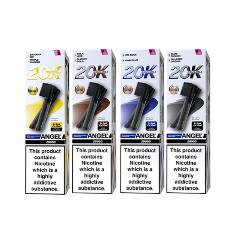 Discount code for 22% discount Vapes Bars Angel 20K Prefilled Pod 2pcs pack only 6 99 at VapeSourcing uk