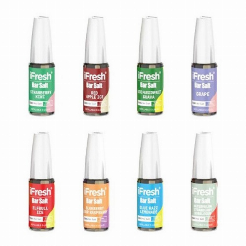 Discount code for 25% discount for iFresh Nicotine Salt E-liquid 10ml at VapeSourcing uk
