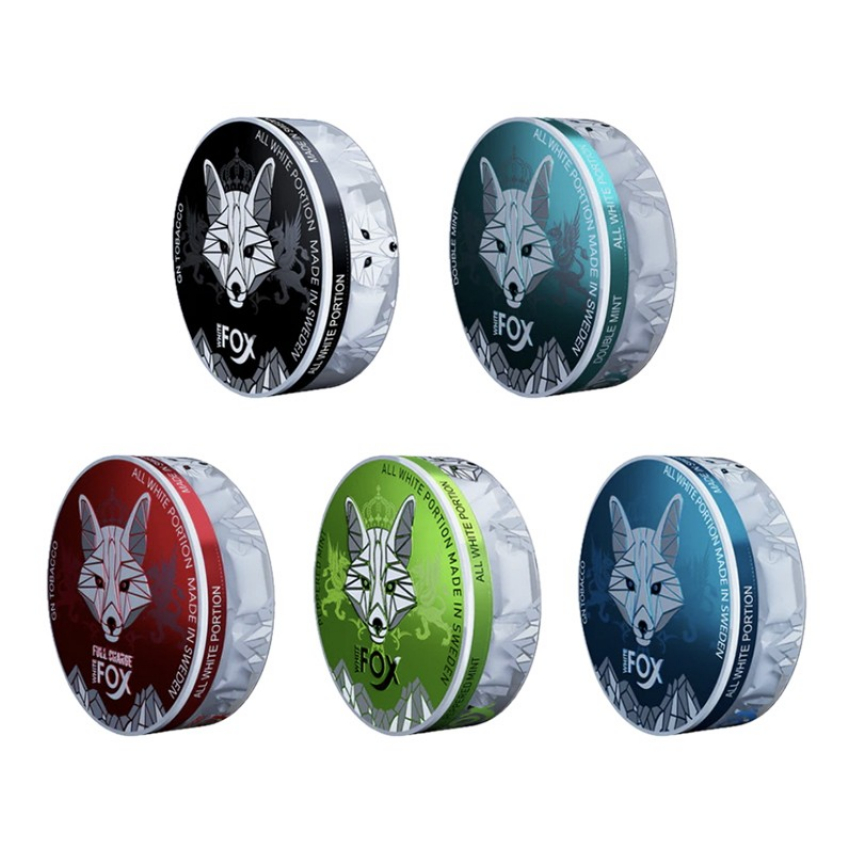 Discount code for 25% discount for White Fox Nicotine Pouches at VapeSourcing uk