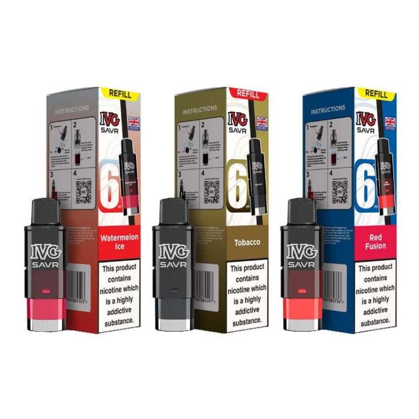 Discount code for 25% discount IVG Savr Prefilled Pod 1pc pack only 2 99 at VapeSourcing uk