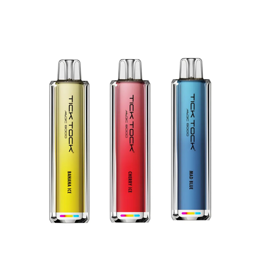 Discount code for 30% discount Tick Tock Magic 8000 Prefilled Pod Kit only 6 99 at VapeSourcing uk