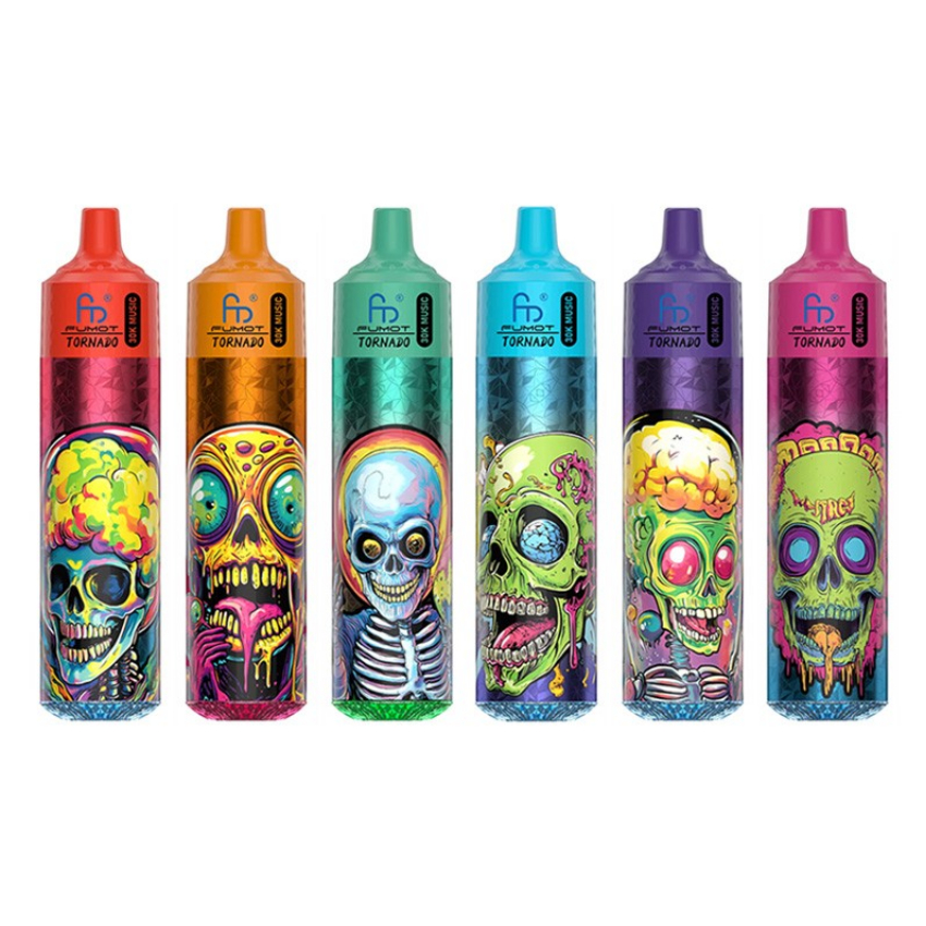 Discount code for 29% discount Fumot Tornado 30K Music Disposable Vape only 9 99 at VapeSourcing uk