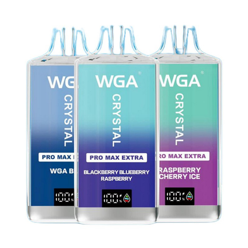 Discount code for 32% discount for WGA Crystal Pro Max Extra 15000 Disposable Vape at VapeSourcing uk