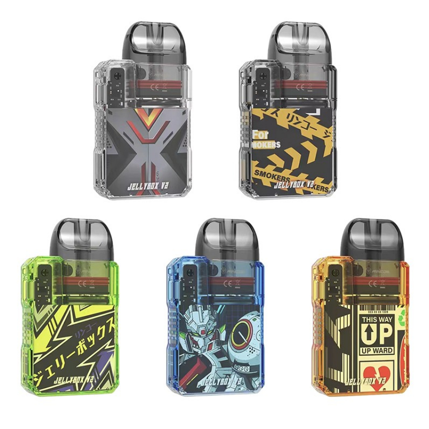 Discount code for 38% discount for Rincoe Jellybox V2 Pod Kit 850mAh 16W at VapeSourcing uk