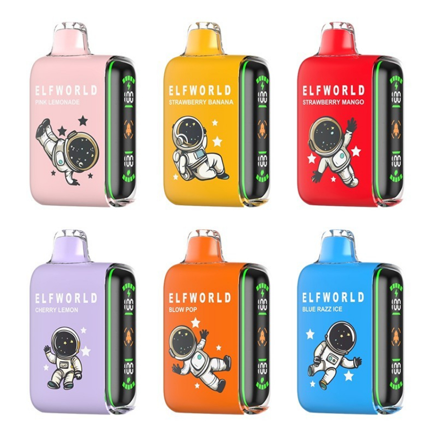 Discount code for 40% discount for 5 packs ELFWORLD G20000 Disposable Vape Kit 22ml at VapeSourcing uk
